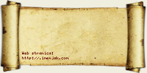 Jovana Ćirilov vizit kartica